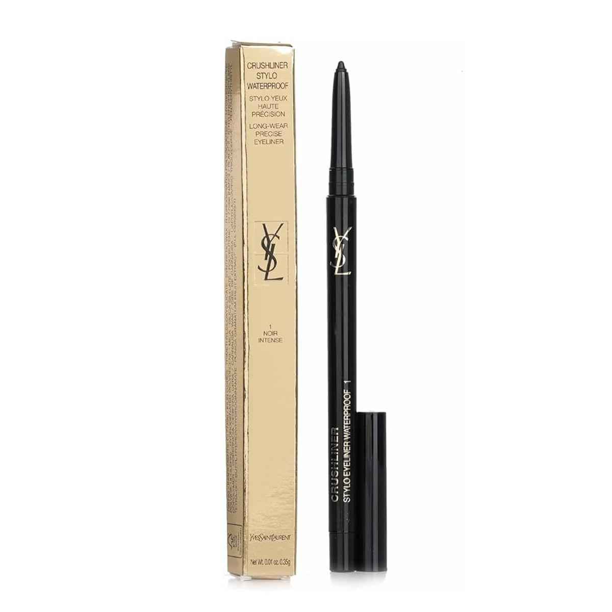 Yves Saint Laurent Crushliner Stylo Perfilador Labial 01 Noir Intense Waterproof 1Un