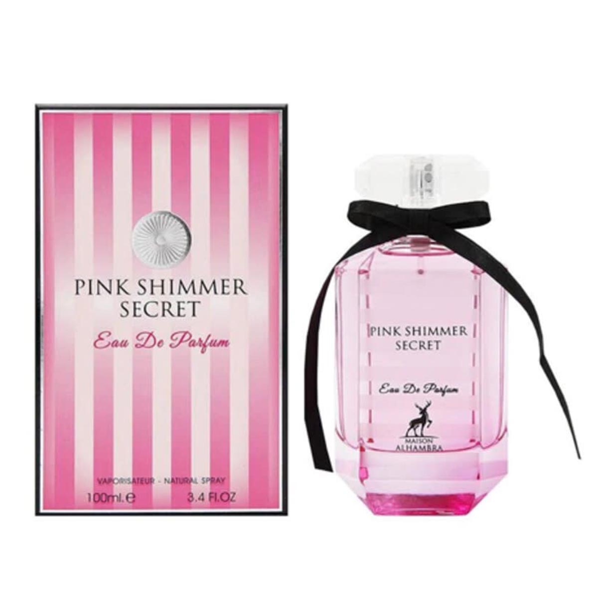 MAISON ALHAMBRA PINK SHIMMER SECRET EAU DE PARFUM 100ML VAPORIZADOR