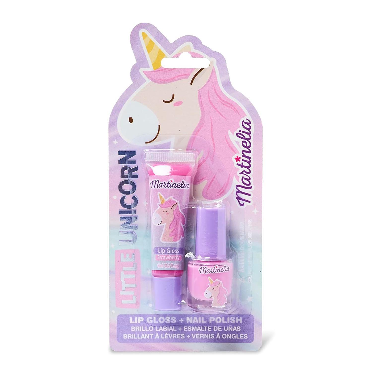 Martinelia Little Unicorn Brillo De Labios 1Un + Lacas De Uñas 1U.