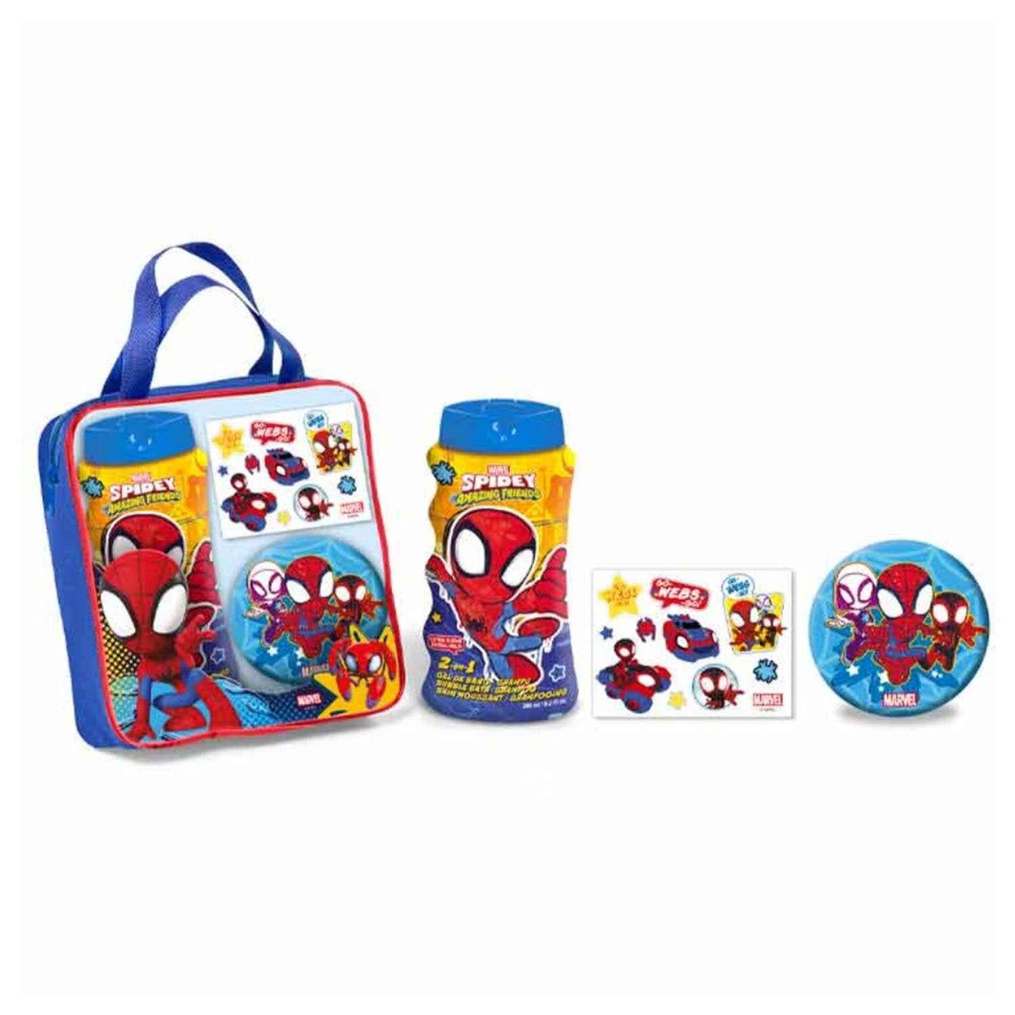 Spiderman Niños Gel De Baño 1Un + Stickers 1U + Regalo 1U