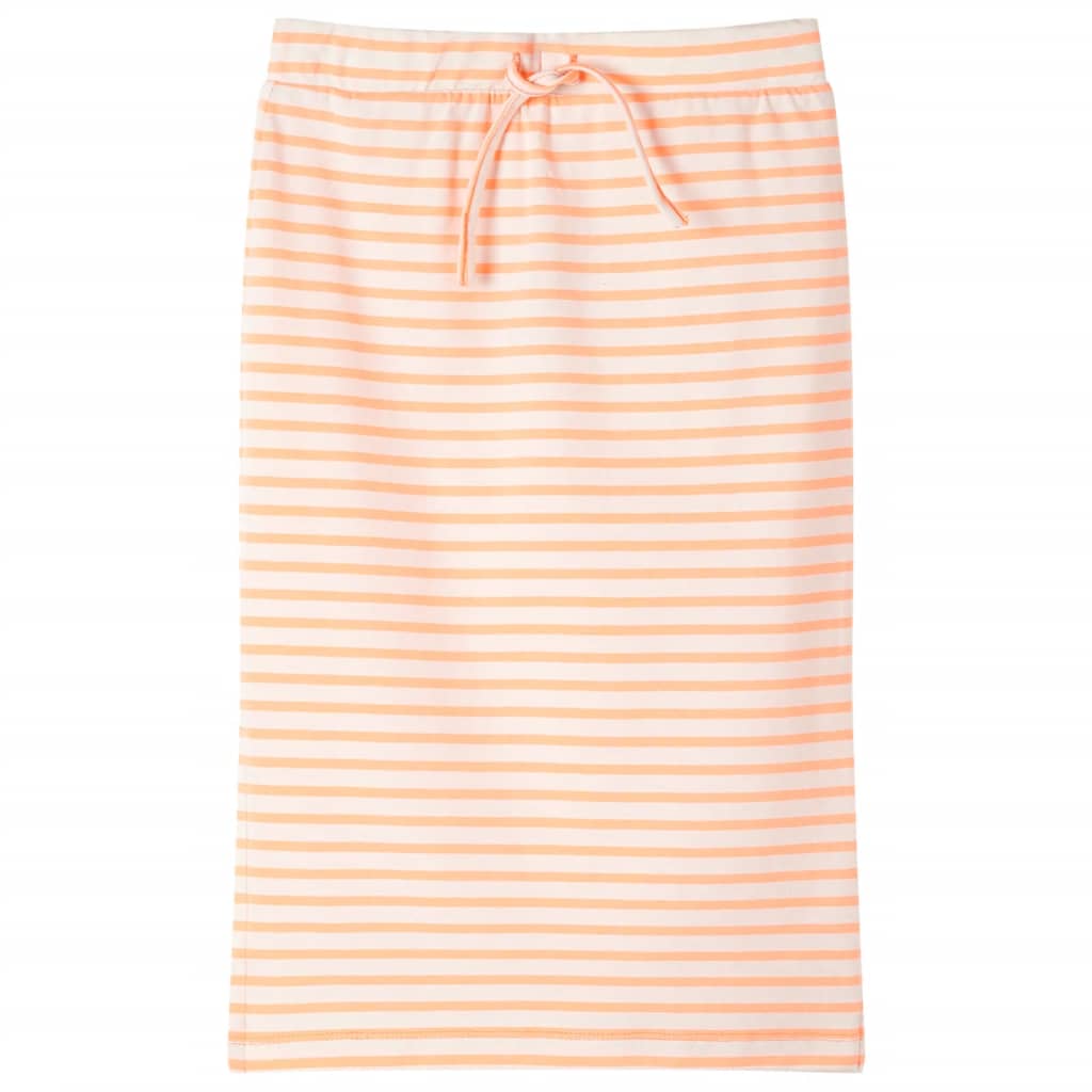 Saia reta para criança com riscas menta-brilhante 92