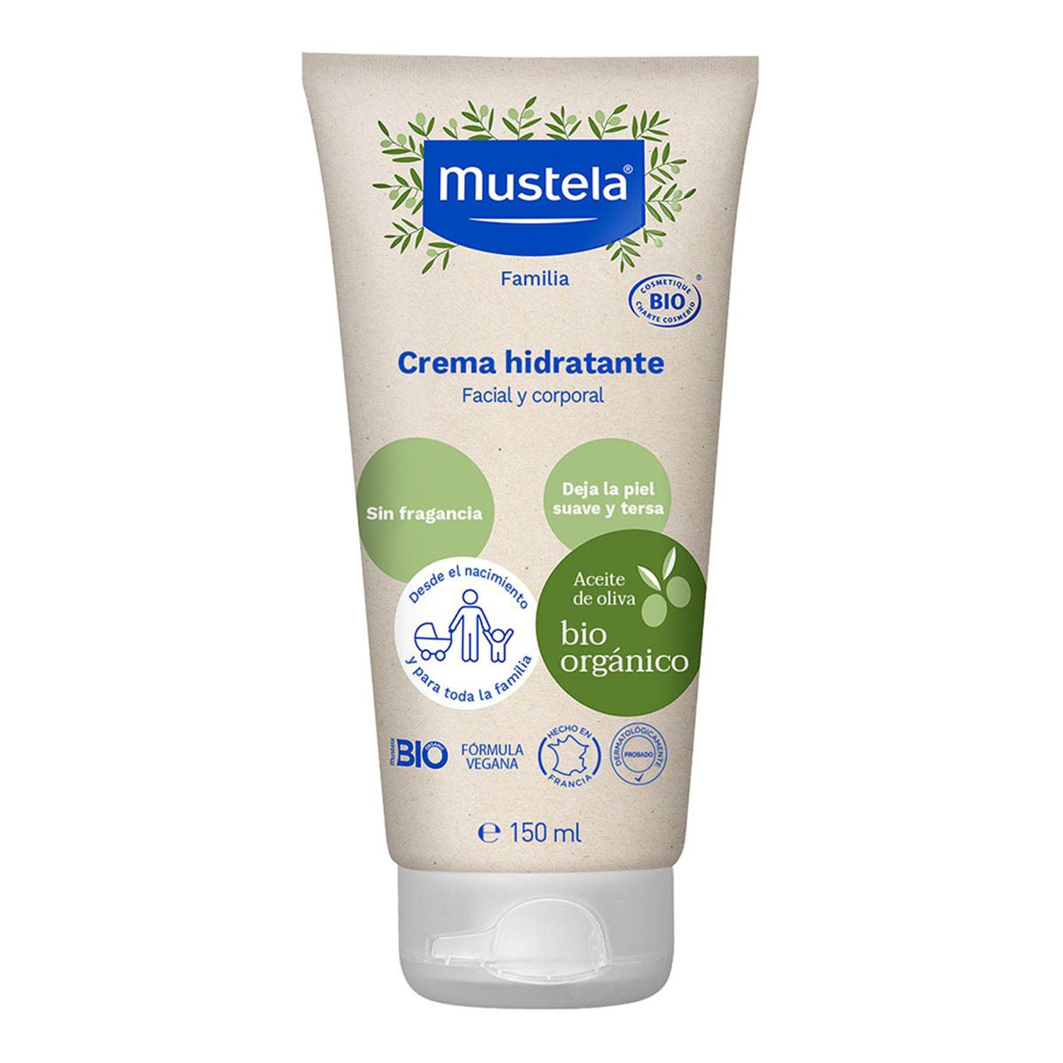 MUSTELA BIO-ORGANICO CREMA FACIAL HIDRATANTE Y CREMA CORPORAL 150ML