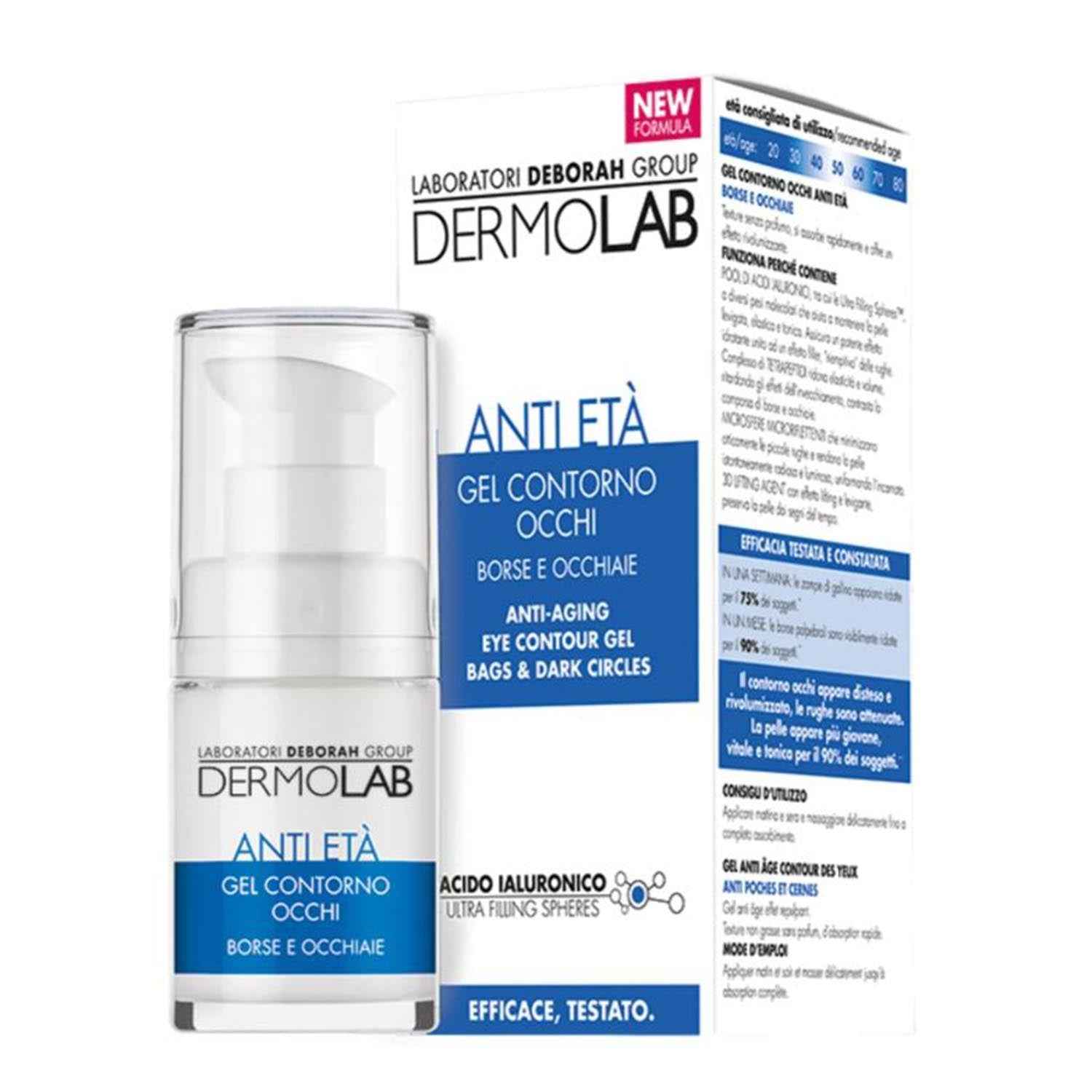 Dermolab Anti-Edad Gel Contorno De Olhos 15Ml