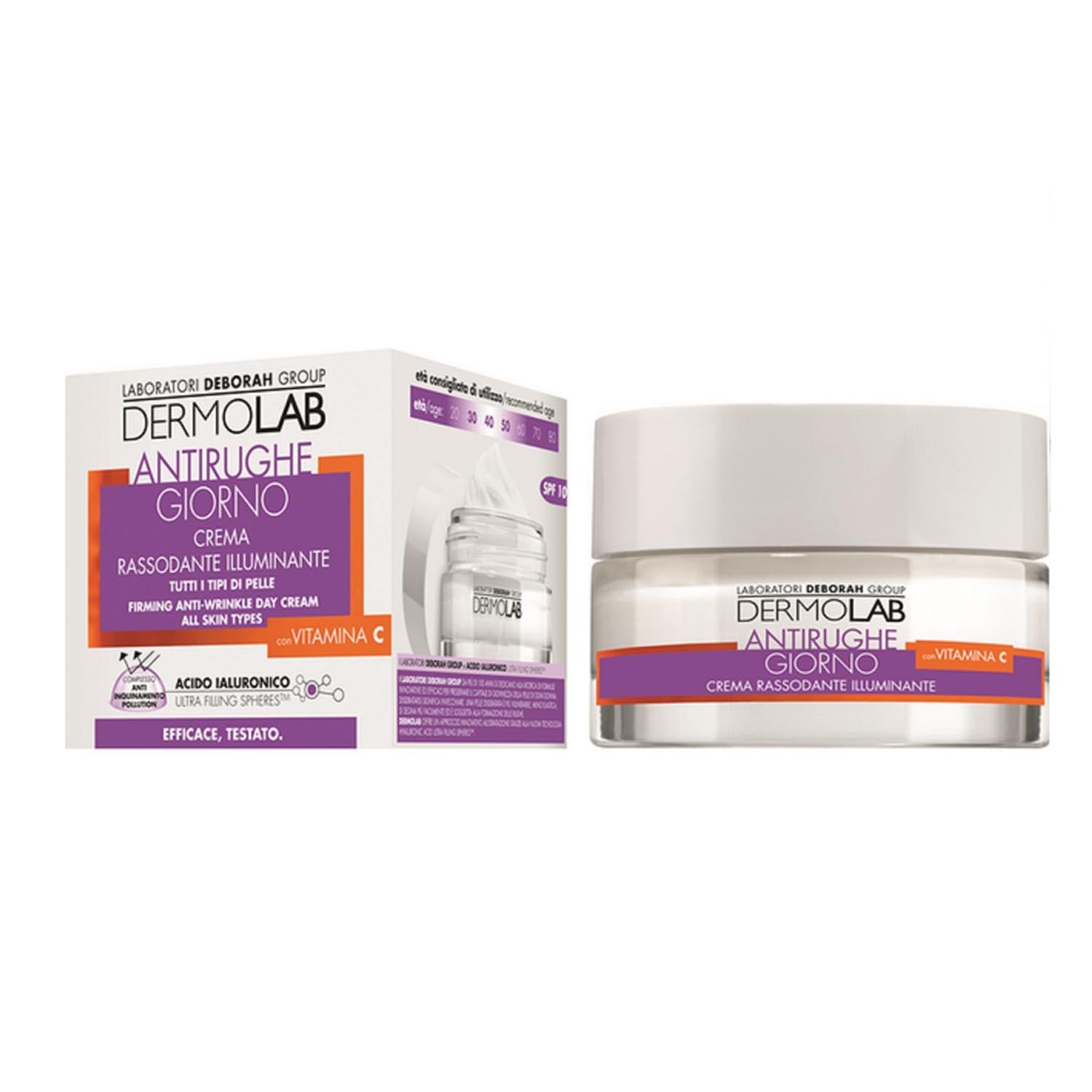 DERMOLAB FIRMING ANTI-ARRUGAS CREMA DE DIA VITAMINA-C TODO TIPO DE PIELES 50ML