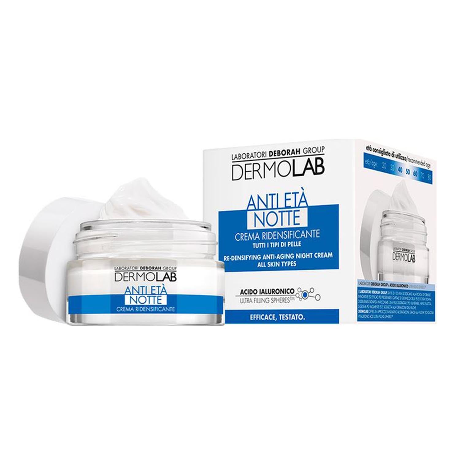 DERMOLAB ANTI-EDAD CREMA DE NOCHE RE-DENSIFYING TODO TIPO DE PIELES 50ML