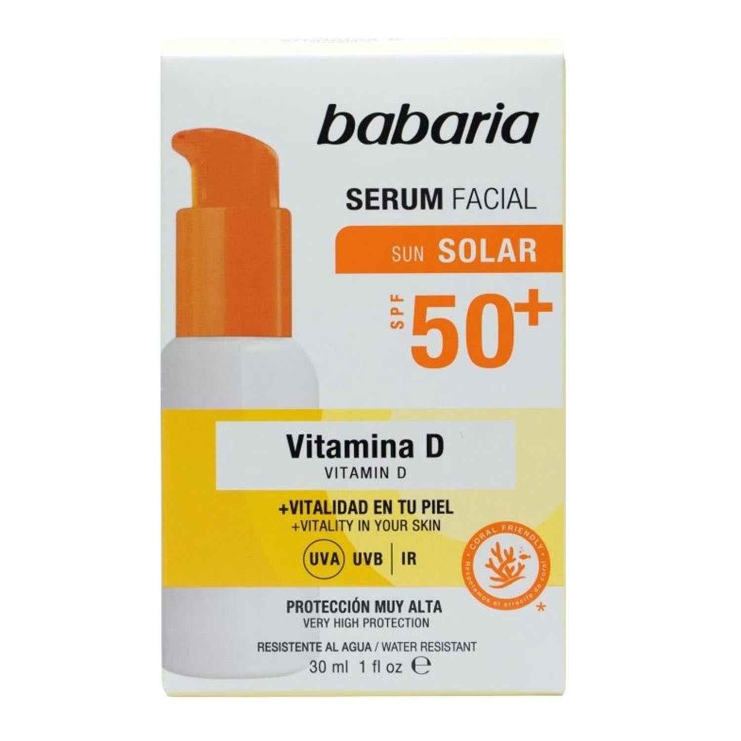 Babaria Vitamina D Waterproof Serum Facial Spf50+ 30Ml