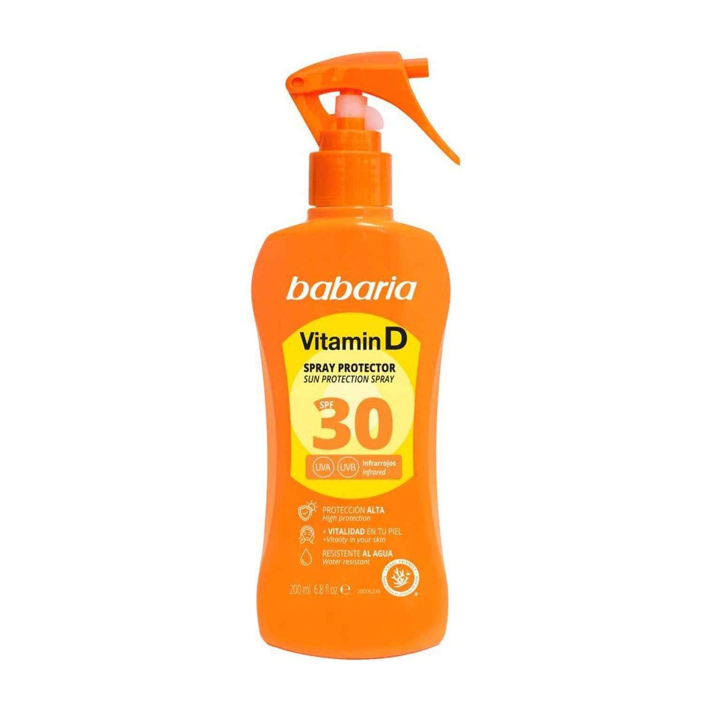 Babaria Vitamina D Spray Protector Spf30 200Ml Vaporizador