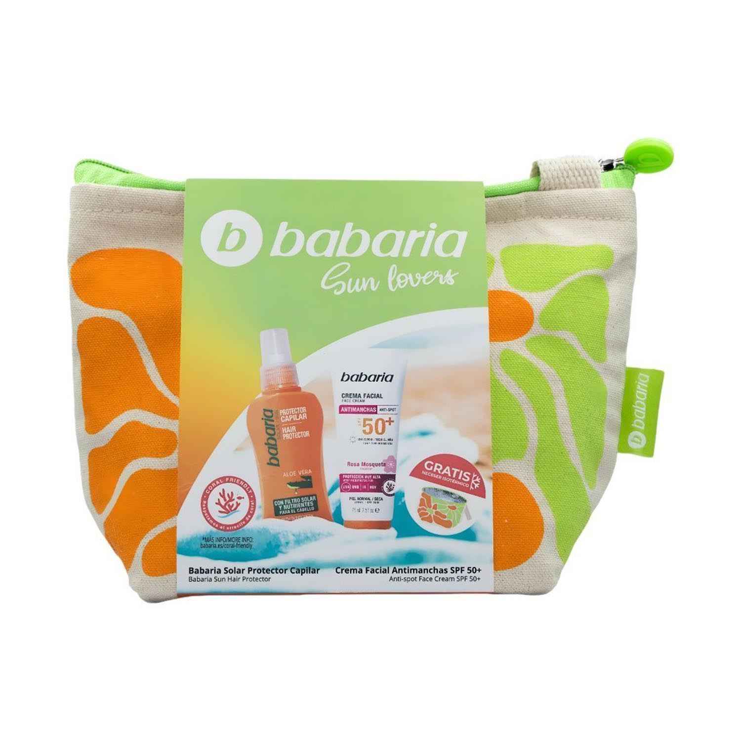 Babaria Anti-Manchas Creme Facial Spf50+ 75Ml + Protector Capilar 1U