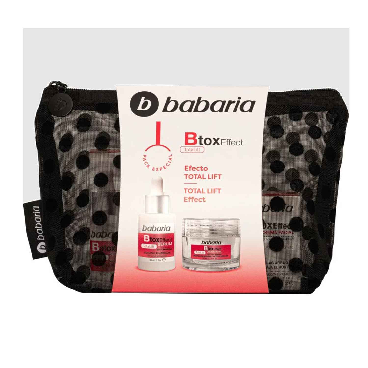 Babaria Btox Effect Total Lift Creme Facial Set 50Ml + Serum 1U.