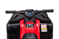 24 volt Elektrische Quad, 4 motoren, rubberen banden, leder zitting en meer!