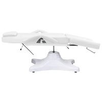 vidaXL Mesa de massagens 180x62x(86,5-118) cm branco