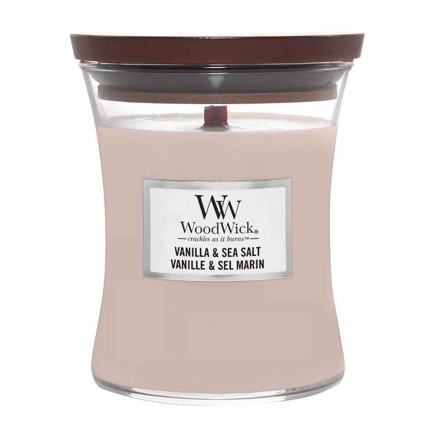 Woodwick Vanilla & Sea Salt Vela 275Gr