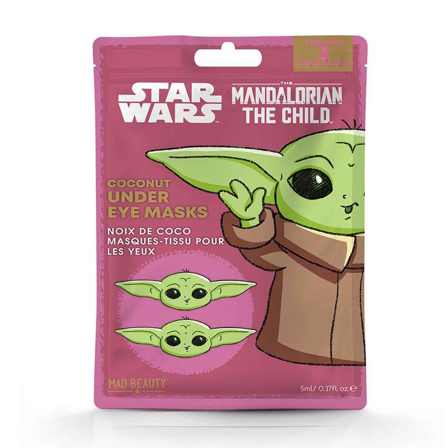 Disney The Mandalorian The Child Coconut Mascáras Para Olhos 1Un