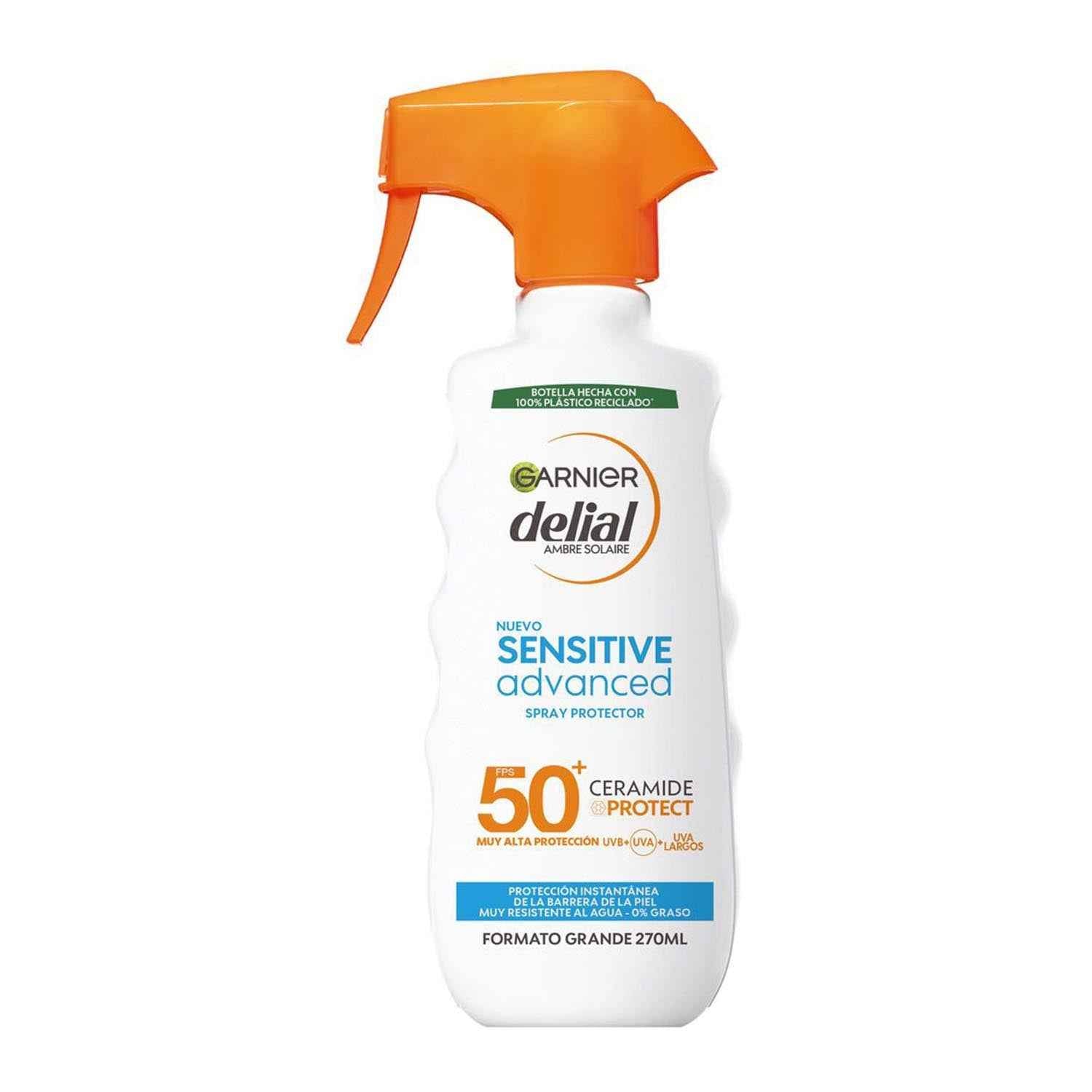 Garnier Delial Sensitive Advanced Spray Spf50+ 300Ml Vaporizador