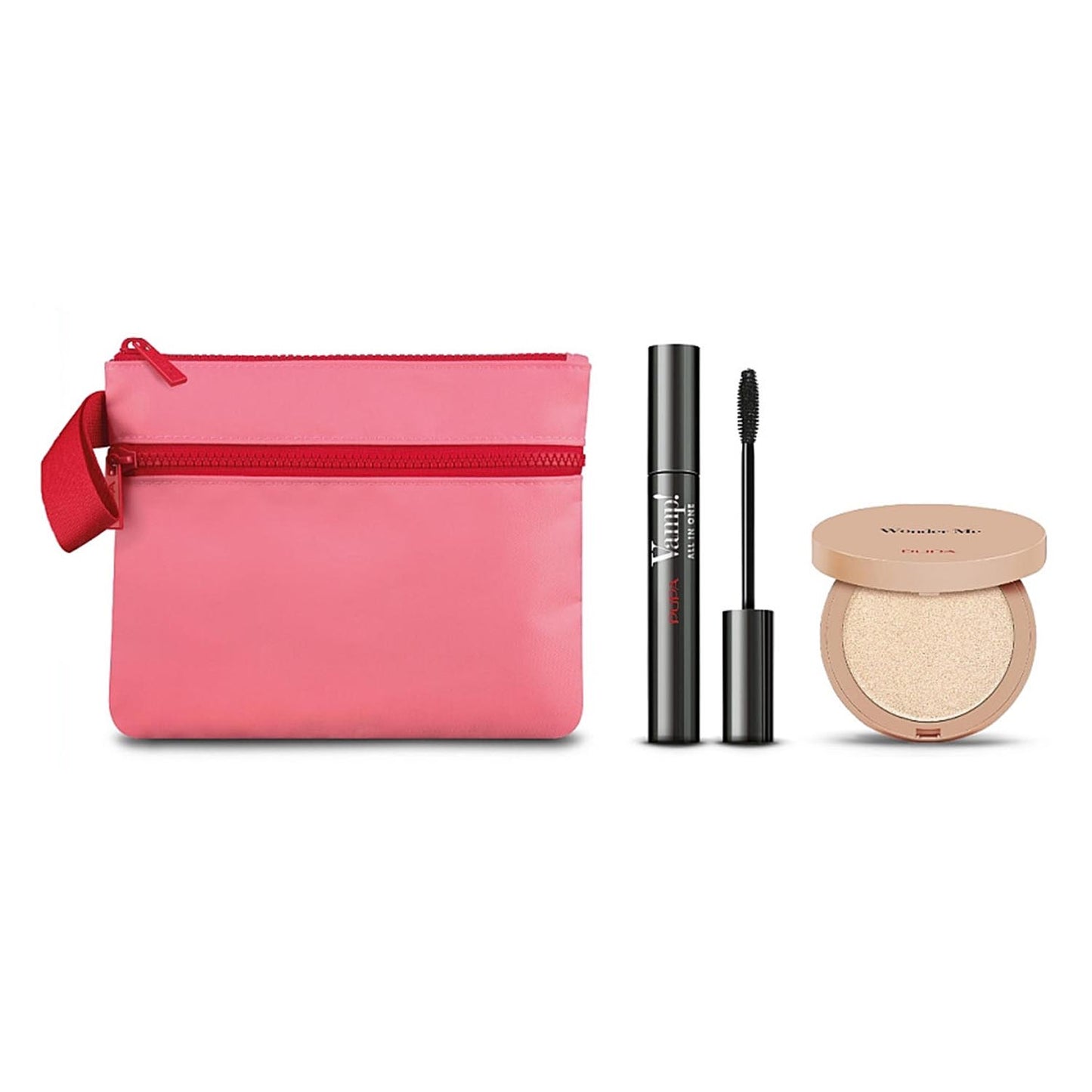 Pupa Vamp! All In One Eyemask 1Un + Wonder Me Powder 1U + Neceser 1U