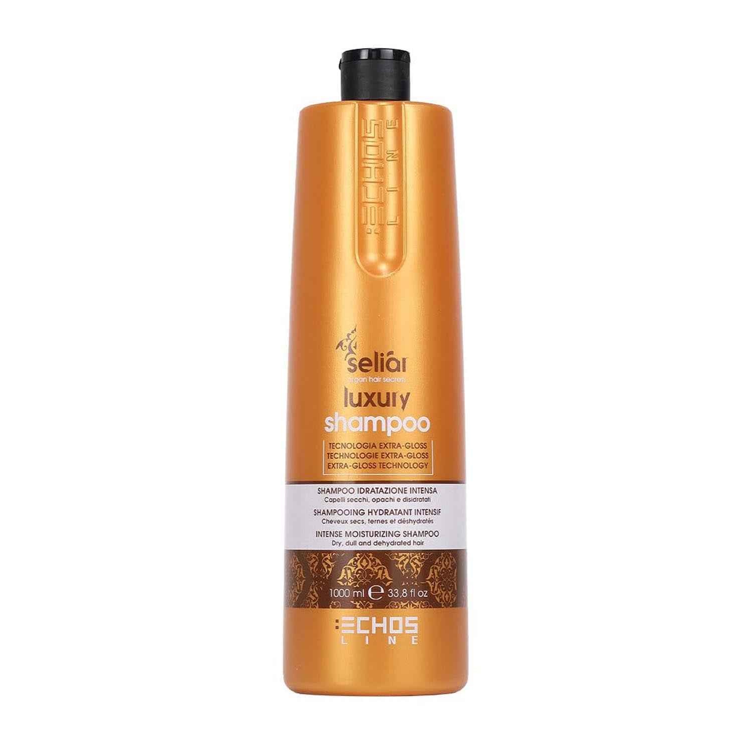 Echosline Seliar Luxury Intense Moisturizing Shampoo Cabelo Seco 1000Ml