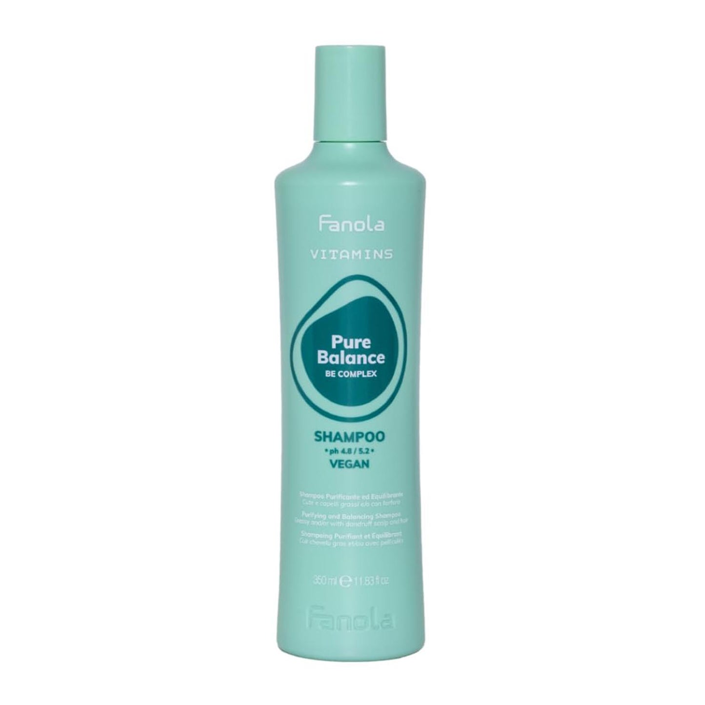 Fanola Vitamins Pure Balance Shampoo Vegano 350Ml