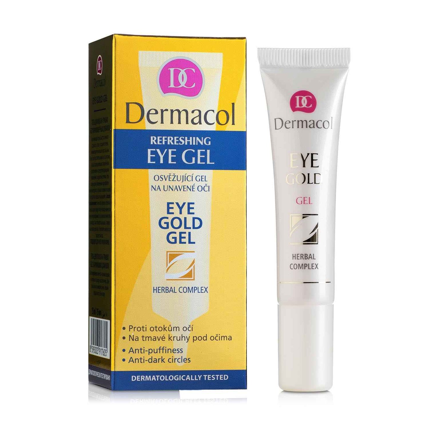 Dermacol Refreshing Eye Gold Gel Herbal Complex 15Ml