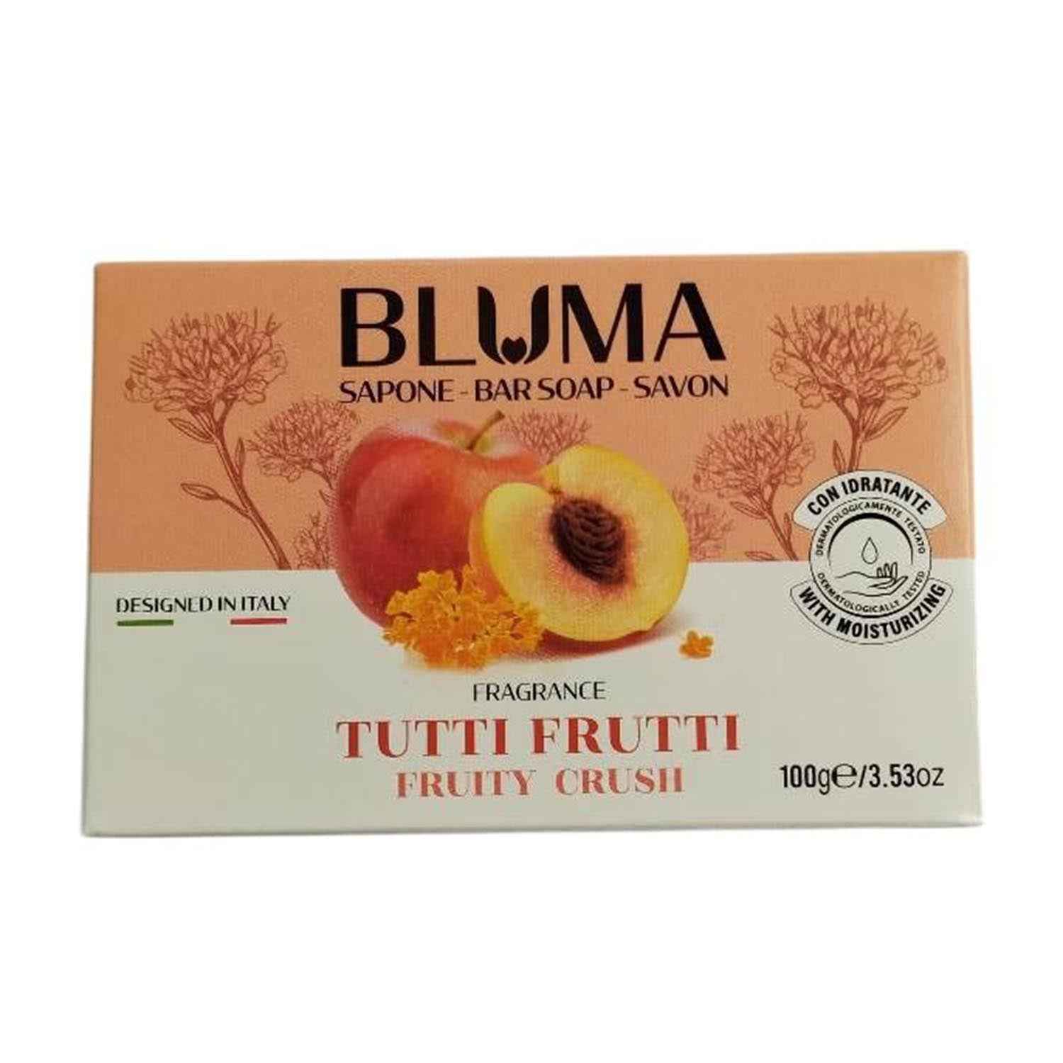 Bluma Tutti Frutti Fragrance Jabon Barra 1Un