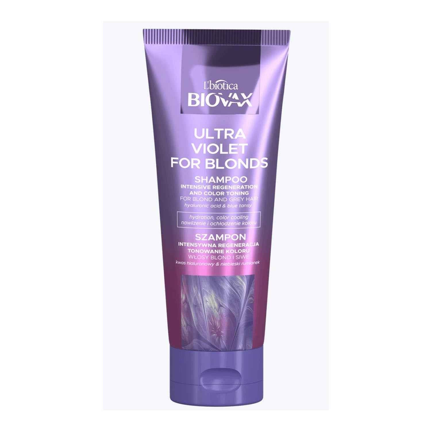 Biotica Biovax Ultra Violet Shampoo Cabelos Rubios 200Ml