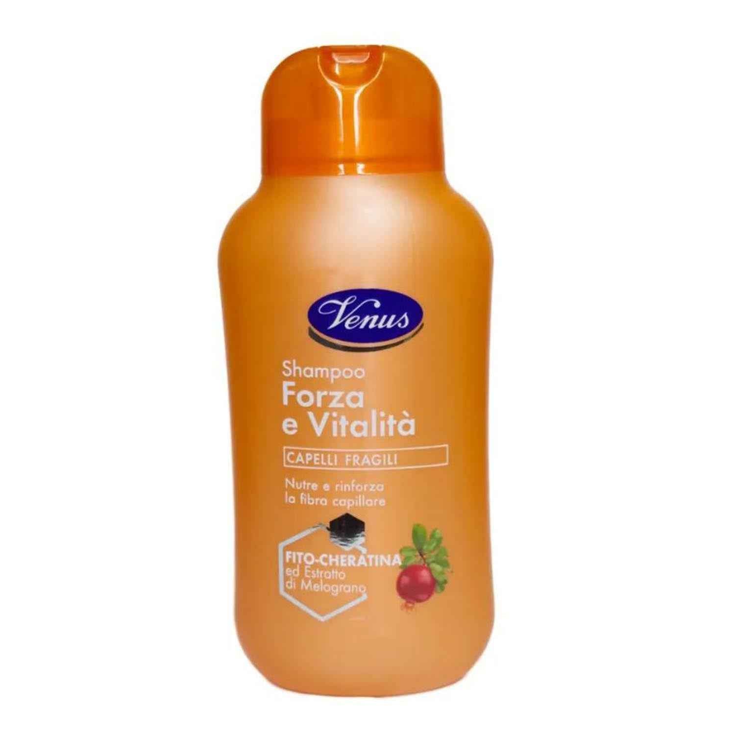 Venus Forza E Vitalita Fito-Keratina Shampoo Cabelo Fragil 250Ml