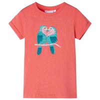 T-shirt infantil coral 92