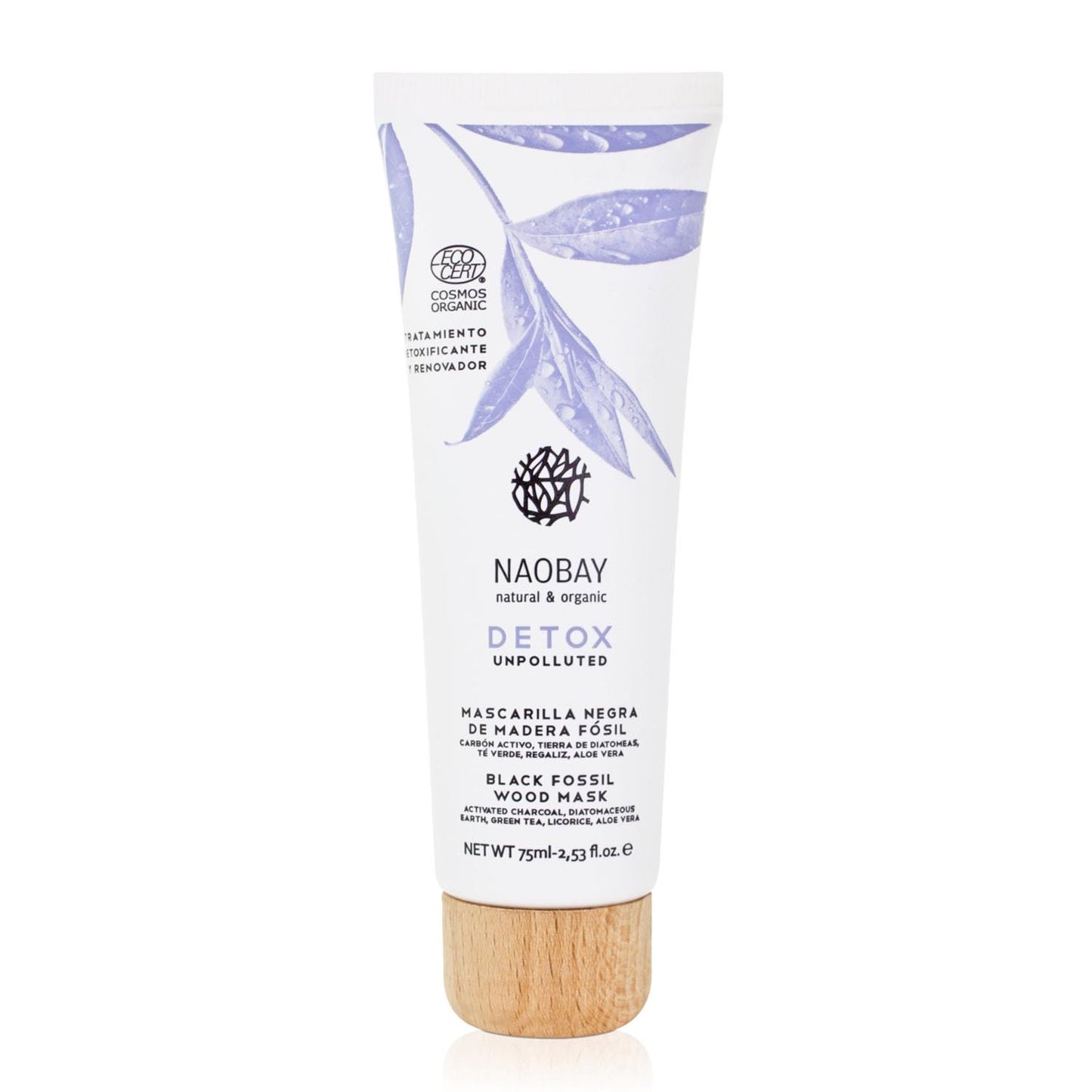 Naobay Detox Black Fossil Wood Mascára 75Ml