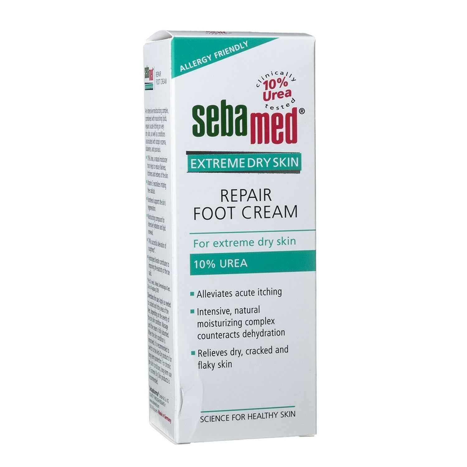 Sebamed Extreme Dry Skin Repair Creme De Pés 10% Urea 100Ml