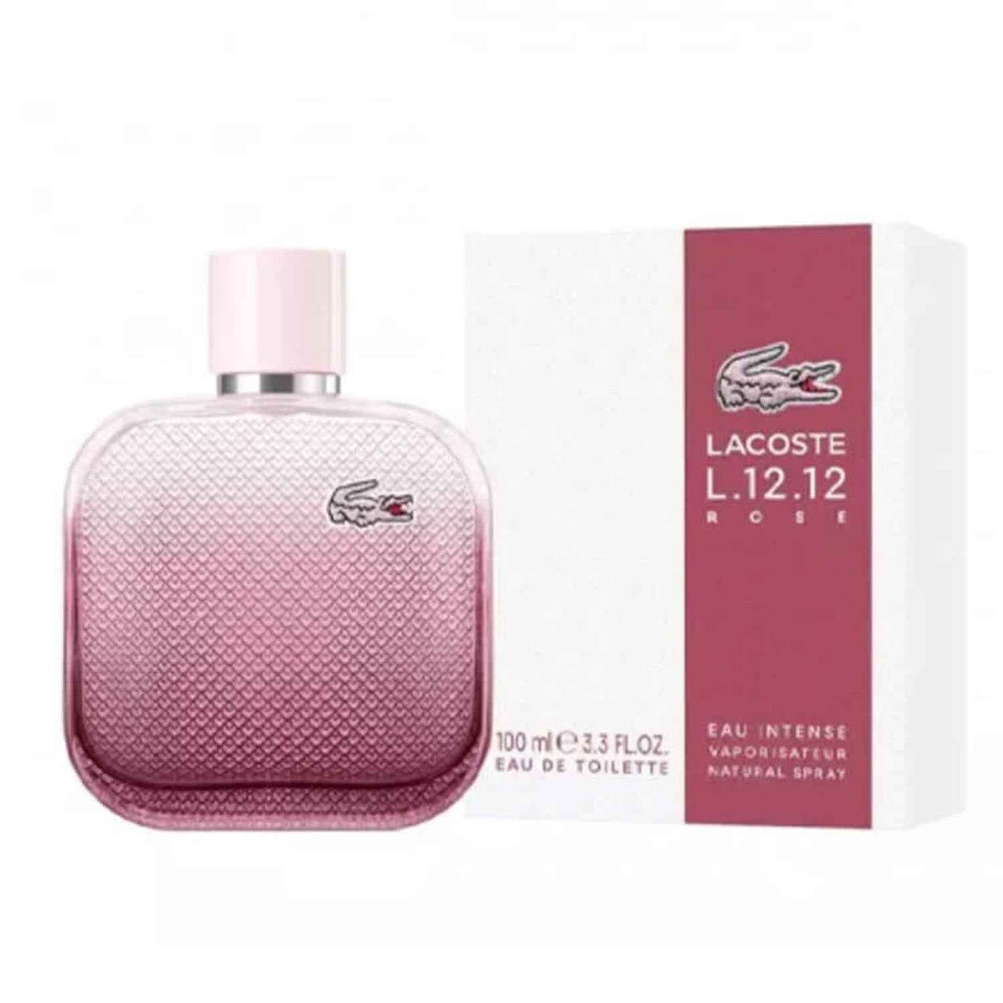 Lacoste L.12.12 Rose Eau De Toilette Eau Intense 100Ml Vaporizador