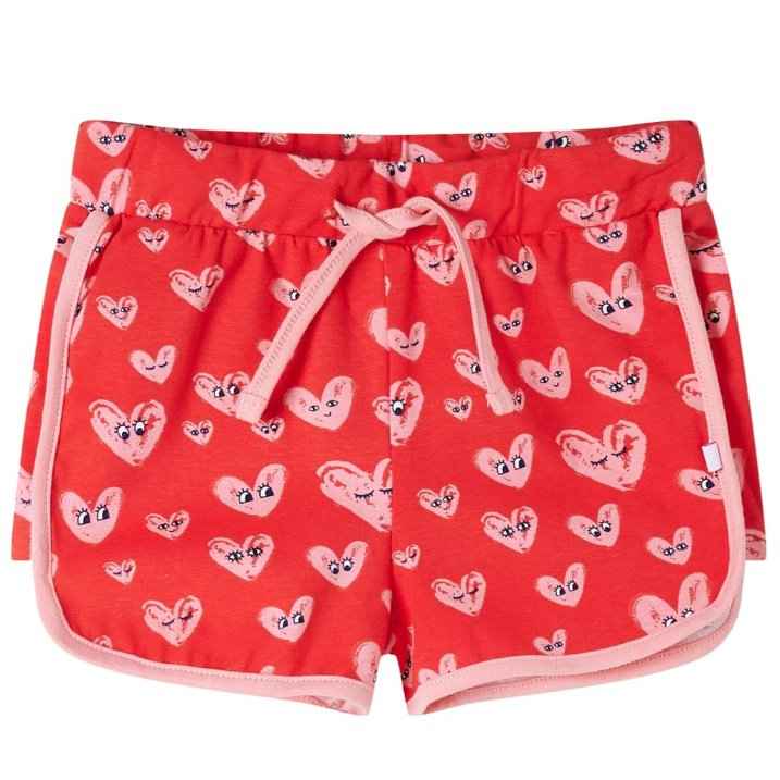 Calções de criança com cordão vermelho 92