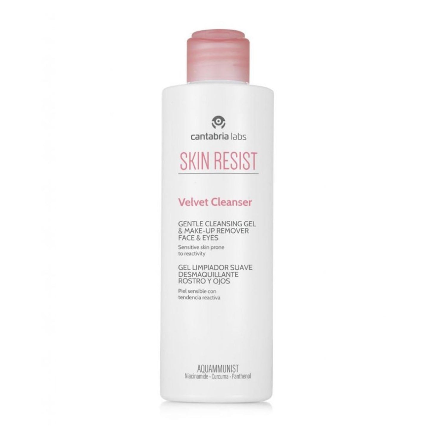 Cantabria Labs Skin Resist Velvet Cleanser Gel Limpeza Suave Pél Sensible 200Ml
