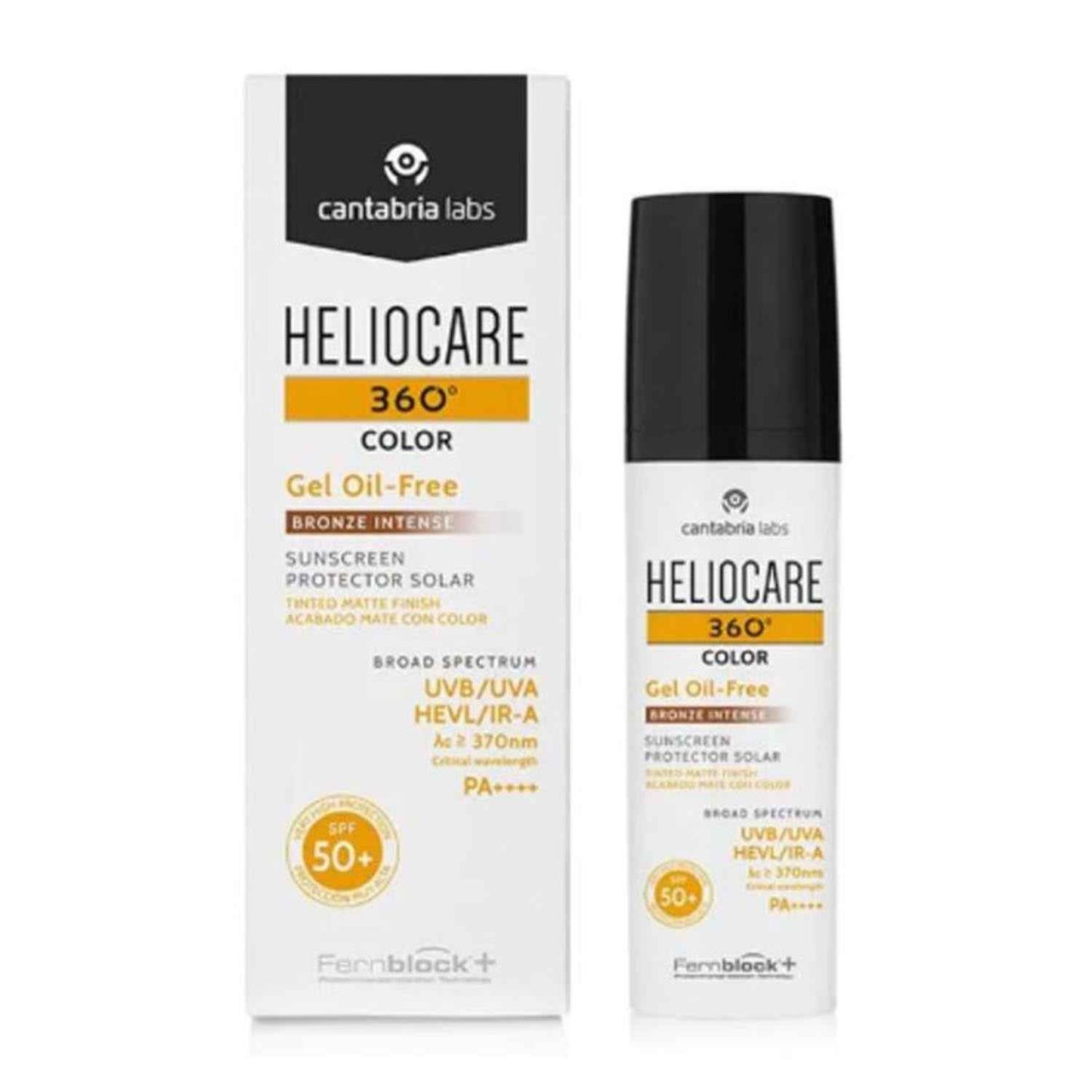 Cantabria Labs Heliocare 360 Gel Sin Aceite Color Bronze Intense 50Ml