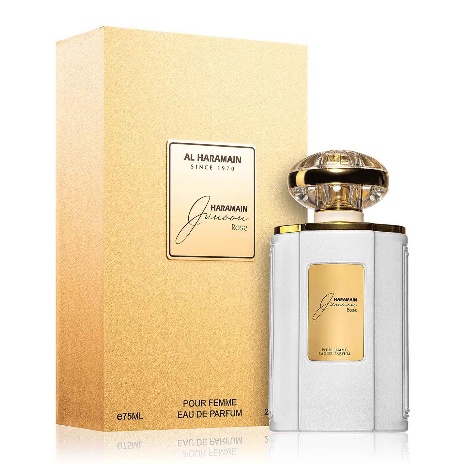Al Haramain Junoon Rose Eau De Parfum Pour Femme 75Ml Vaporizador