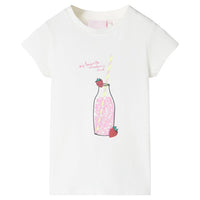 T-shirt infantil cor cru 92