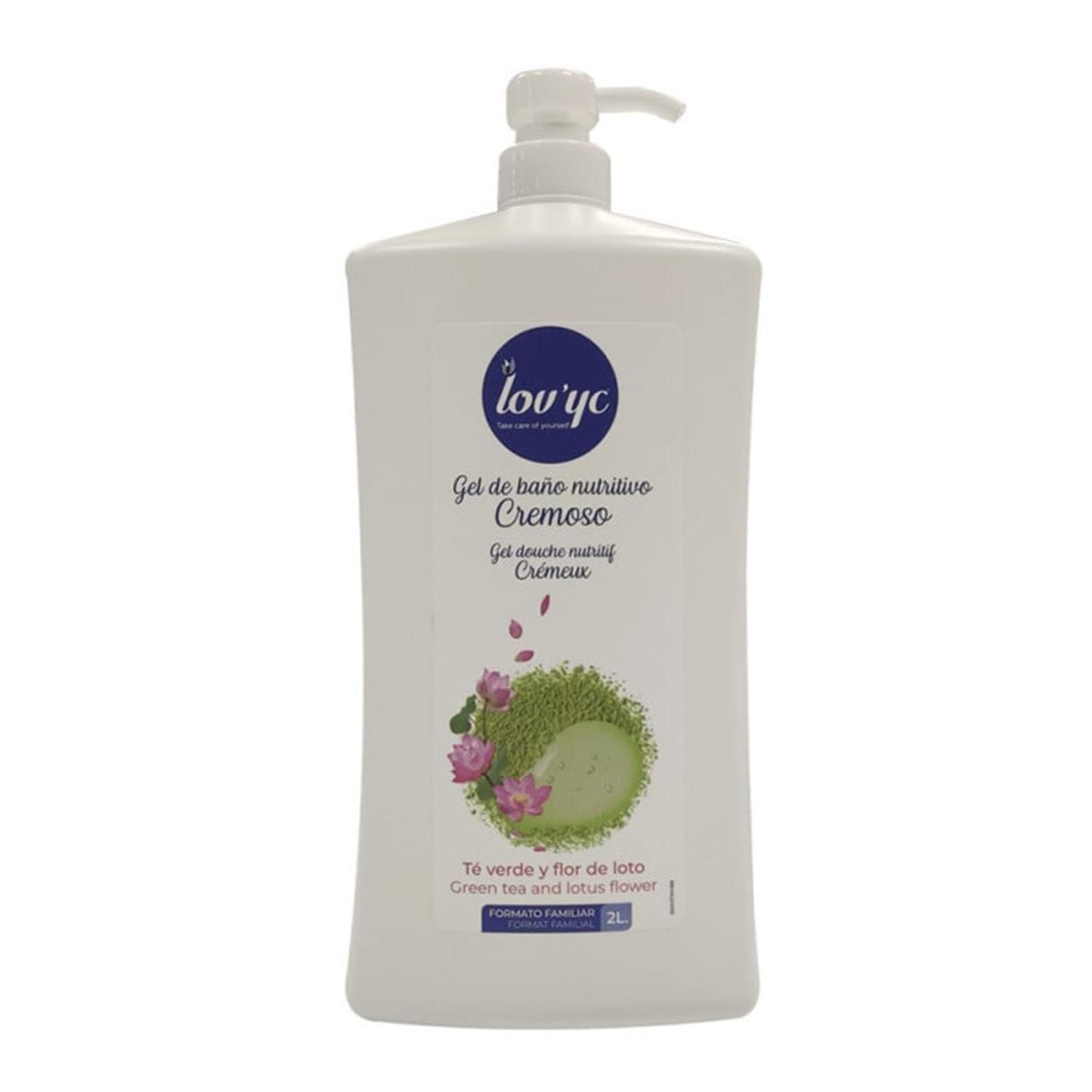 Lovyc Te Verde Y Flor De Loto Gel De Baño Nutritivo 2000Ml