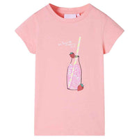 T-shirt infantil cor cru 92