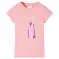 T-shirt infantil cor cru 92