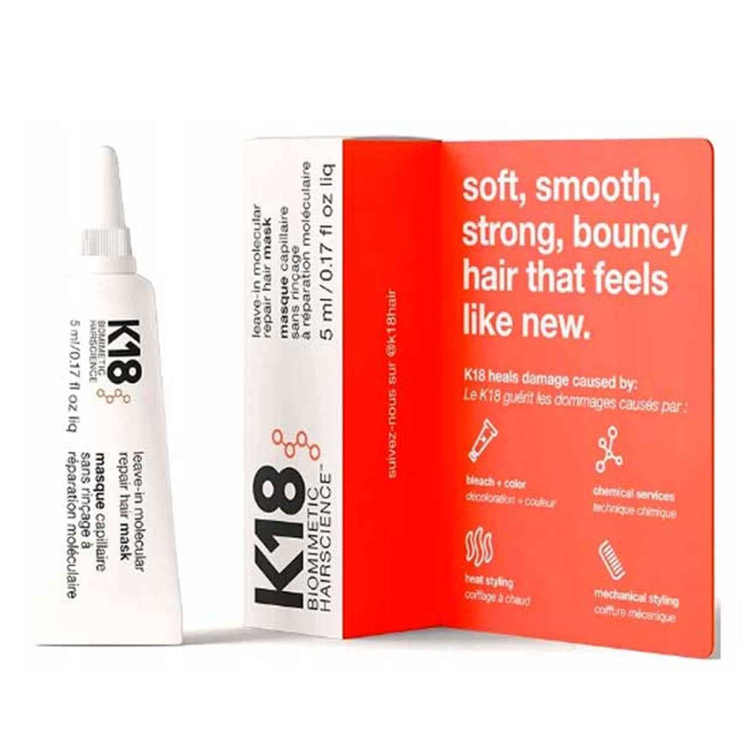K18 Leave-In Molecule Mascára Capilar Reparadora 5Ml