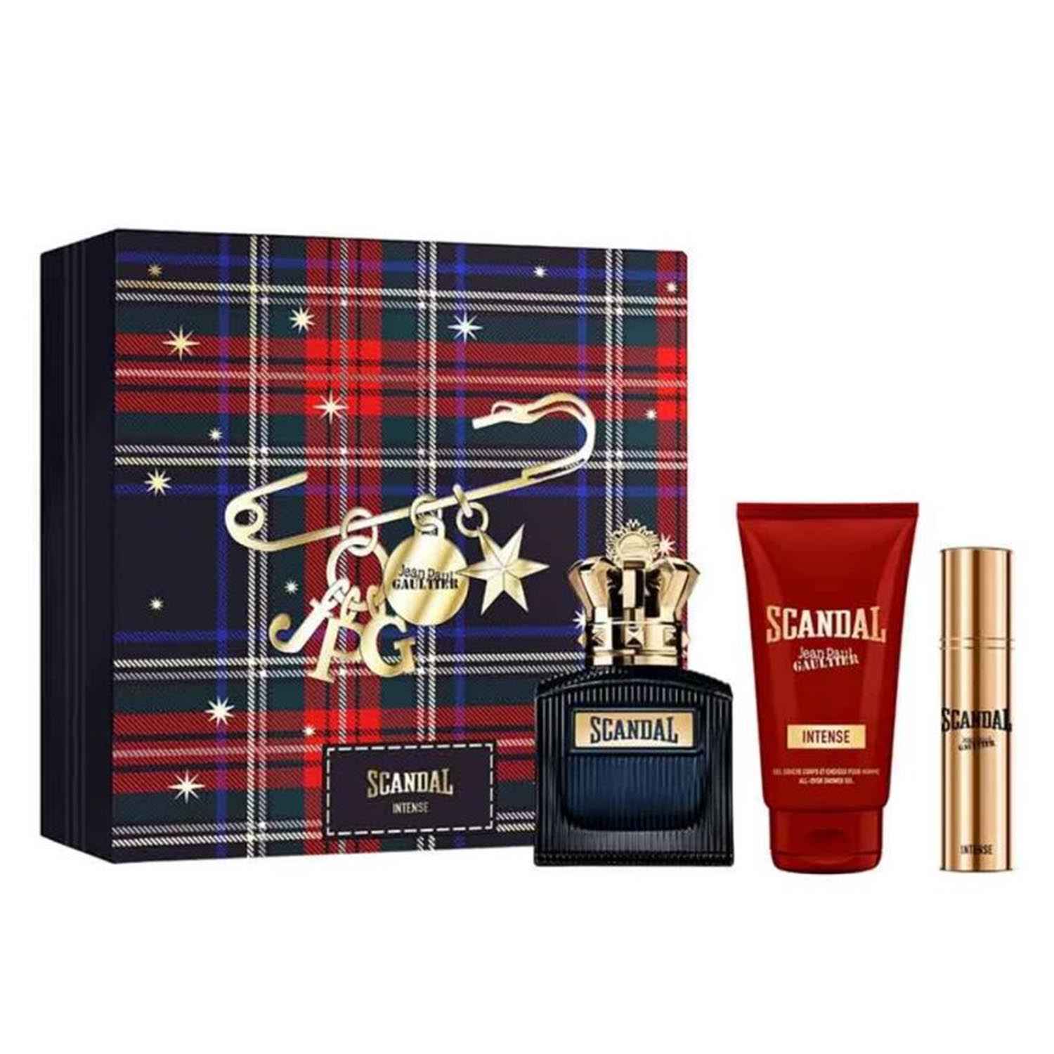 Jean Paul Gaultier Scandal Intense Eau De Toilette 100Ml Vaporizador + Gel De Baño Perfumado 75Ml + Miniatura 10Ml
