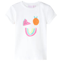 T-shirt infantil cor cru 92