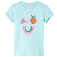 T-shirt infantil cor cru 92