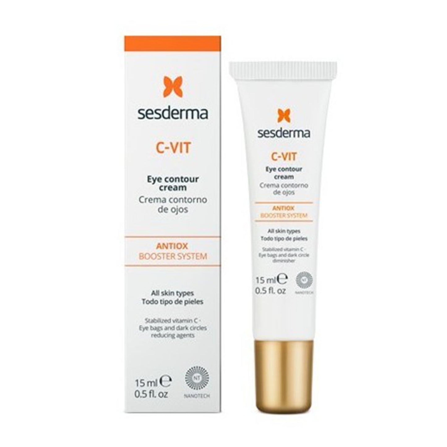 Sesderma C-Vit Anti-Ox Creme Contorno De Olhos Todo Tipo De Péles 15Ml