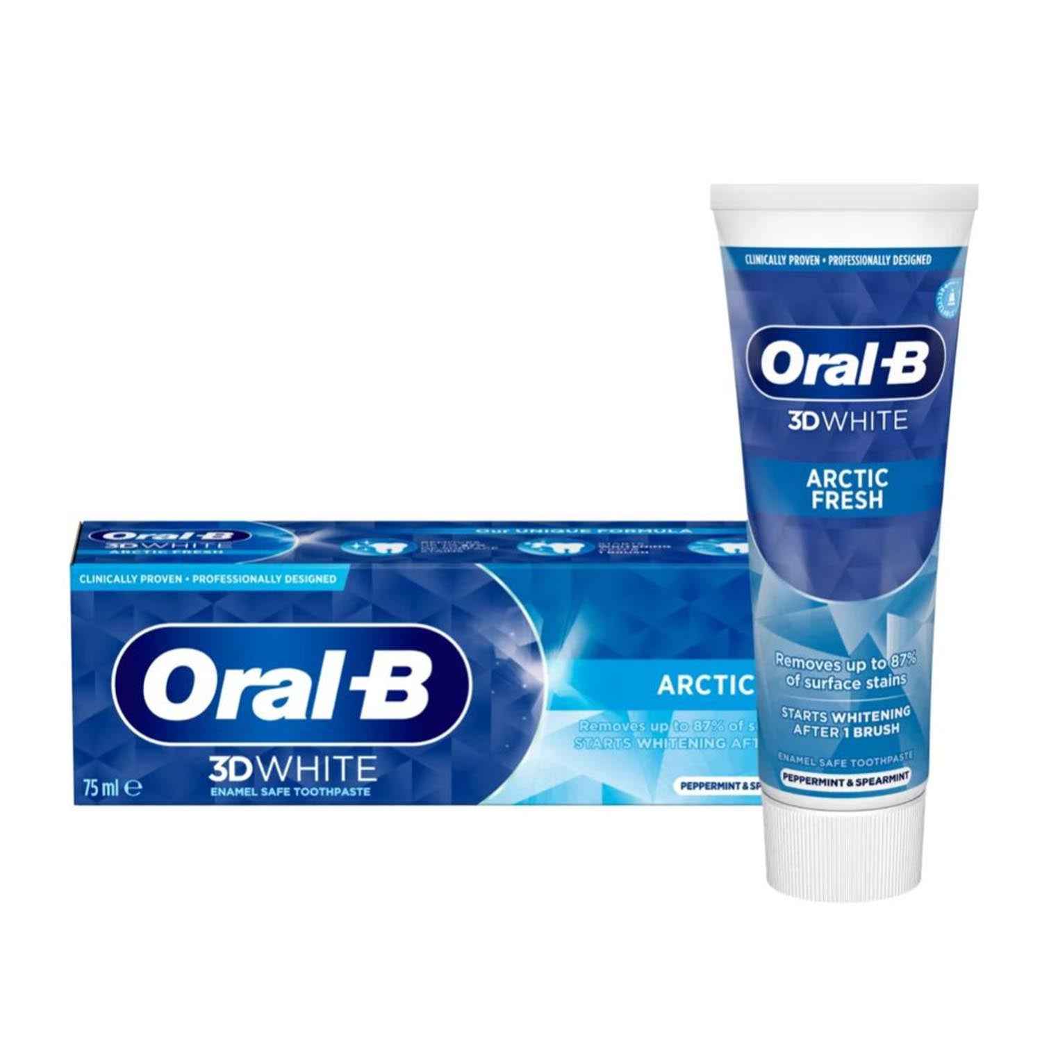 Oral B 3D White Dentifrico Artic Fresh 75Ml