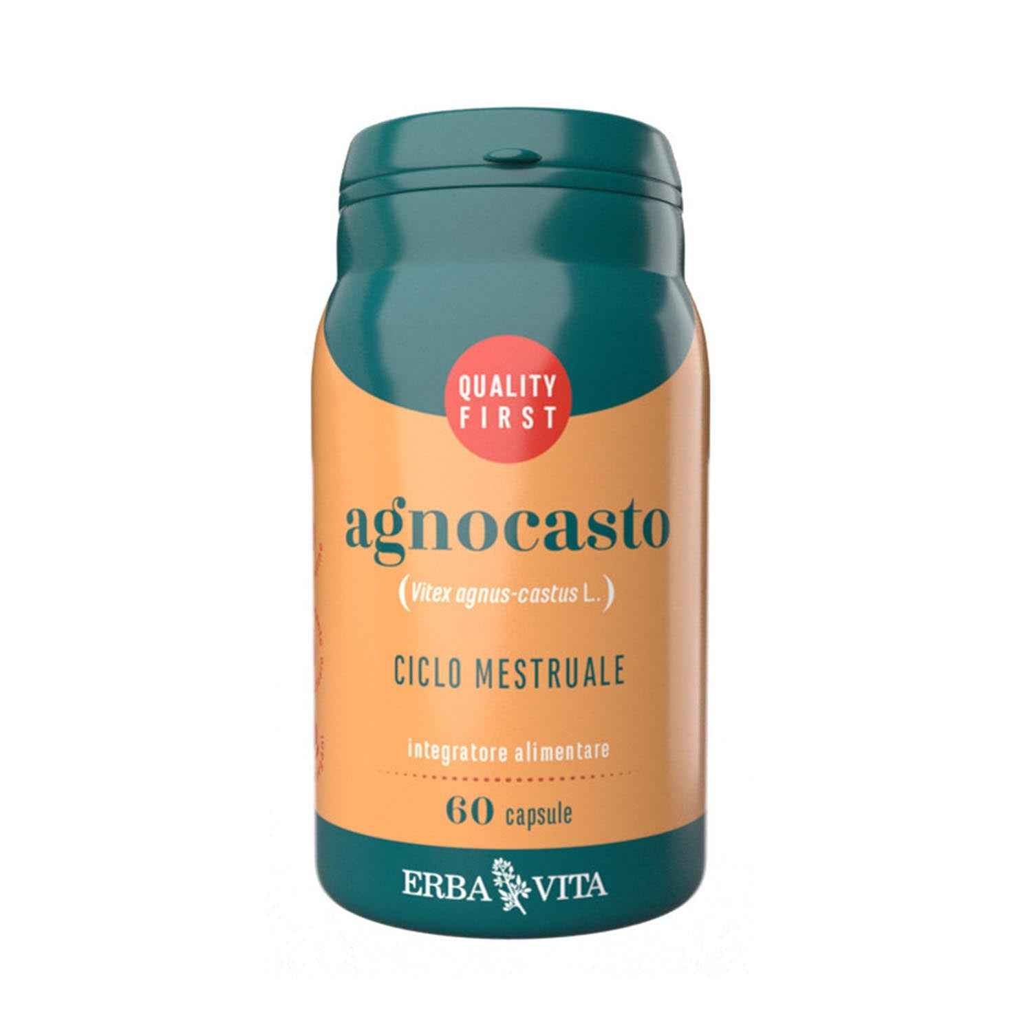 Erba Vita Agnocasto Capsulas Alimenticias Ciclo Menstrual 60Un