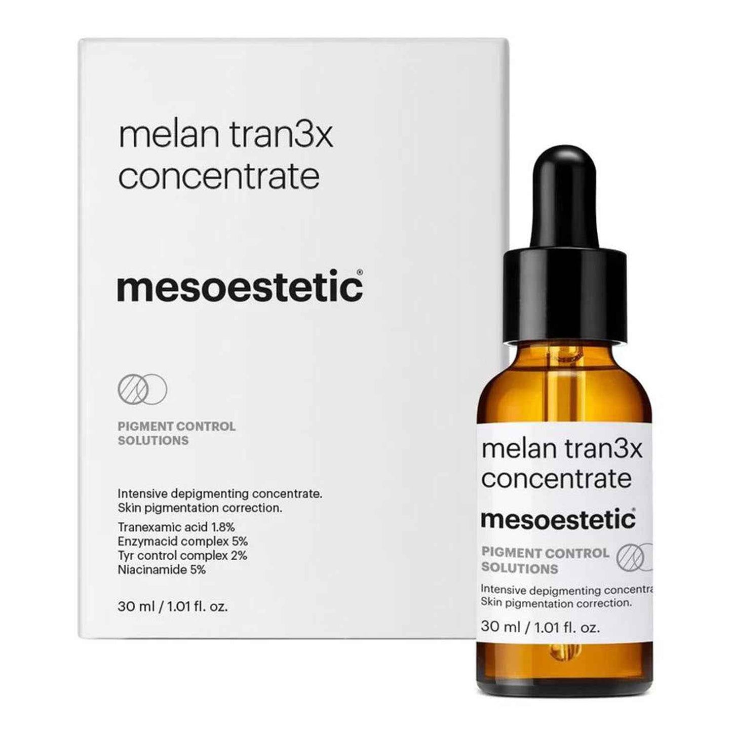 Melan Tran3X Concentrate Mesoestetic Concentrado Despigmentante Intensivo 30Ml