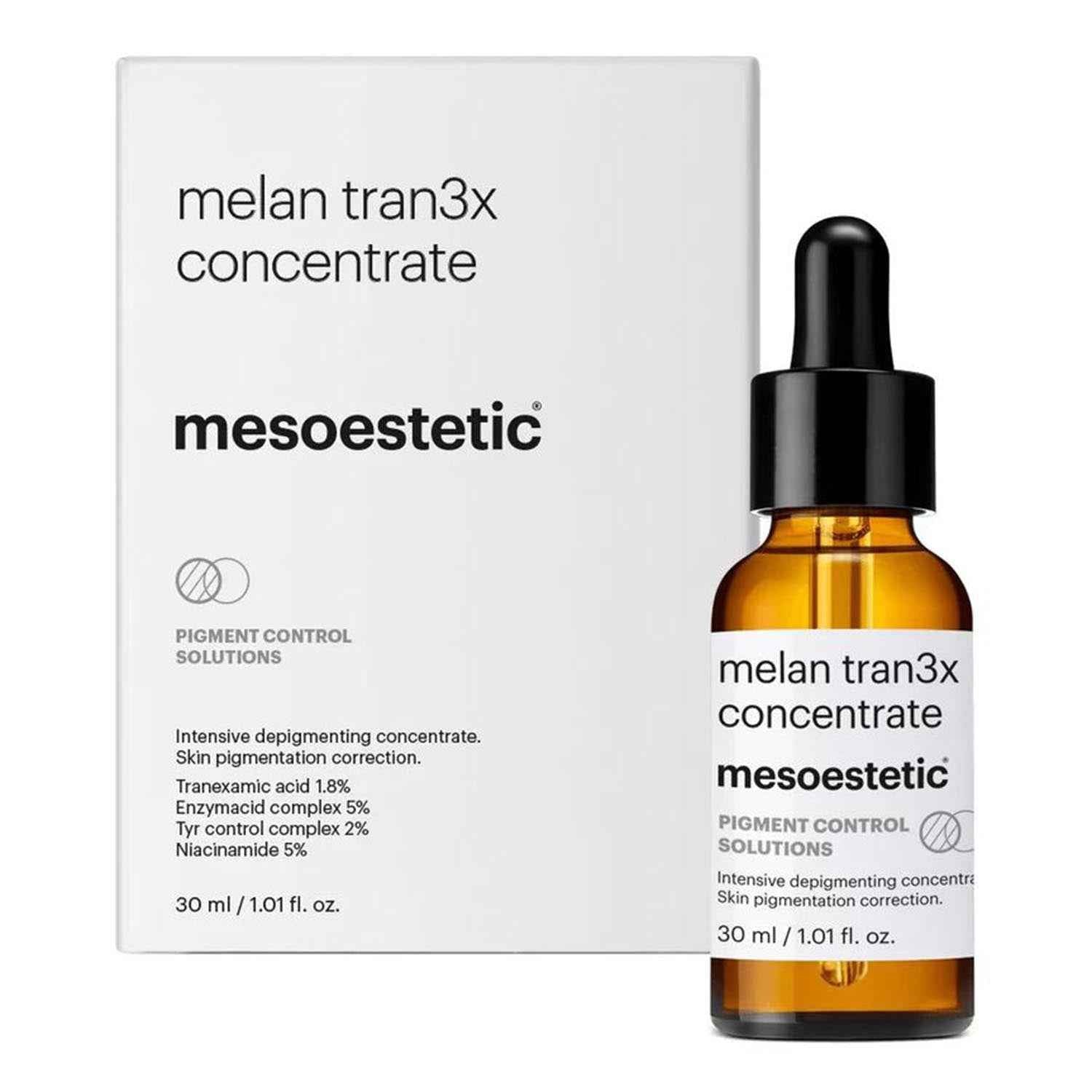 Melan Tran3X Concentrate Mesoestetic Concentrado Despigmentante Intensivo 30Ml