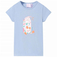 T-shirt de criança azul 92