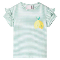 T-shirt infantil menta 92