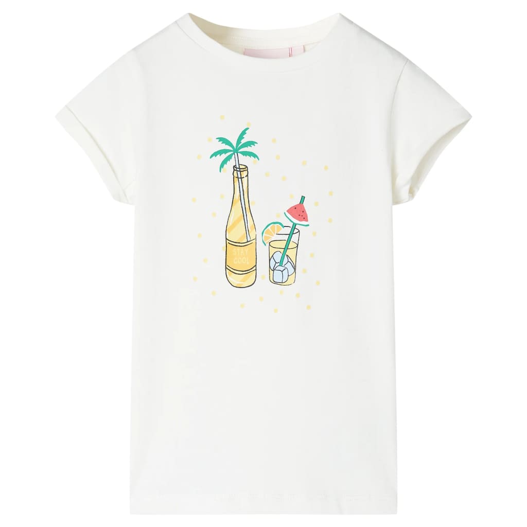 T-shirt infantil cor cru 92