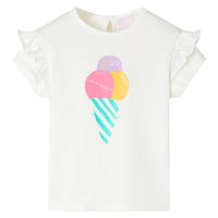 T-shirt infantil cor cru 92